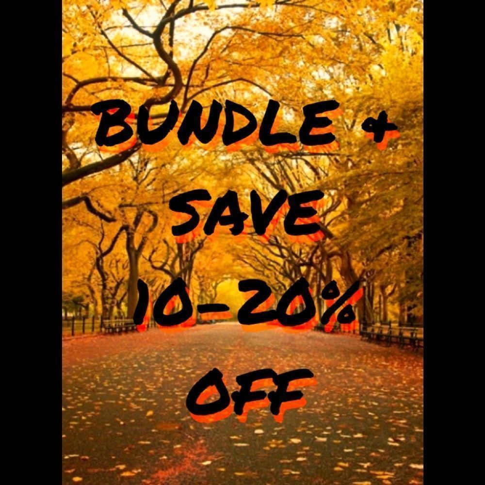 Bundle AND SAVE ON 2 ITEMS!!!!!!!!!!